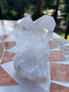 Chlorite in Clear Quartz Point