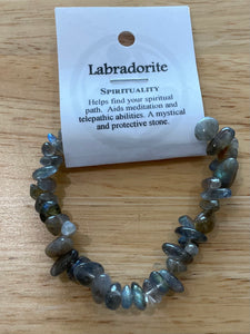 Labradorite - Spirituality - Crystal Chip Bracelet