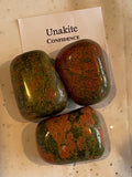 UNAKITE JUMBO TUMBLED  - CONFIDENCE